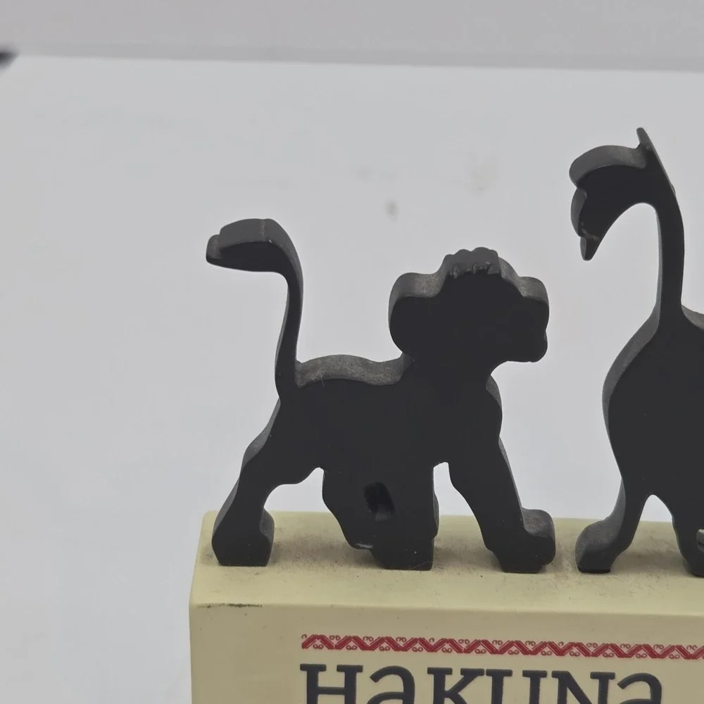 Disney‎ Lion King Hakuna Matata Table Decor Hallmark Simba Pumbaa Timon...